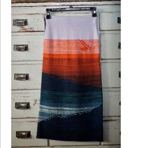 Anthropologie Akemi Kin Scenic Sweater Skirt NWOT